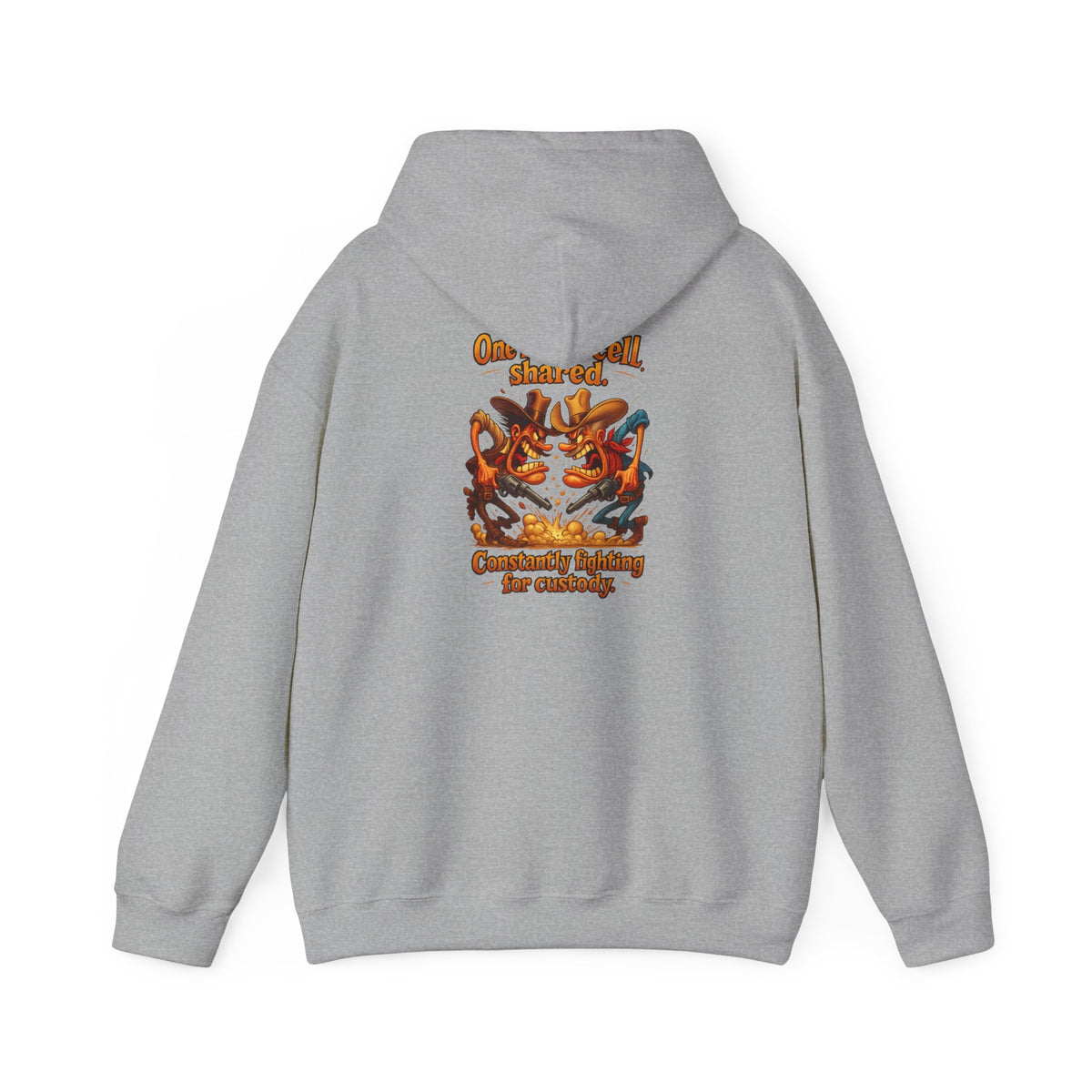 Vintage Crest Hoodie — Community Vibes Graphic Hooded Sweatshirt