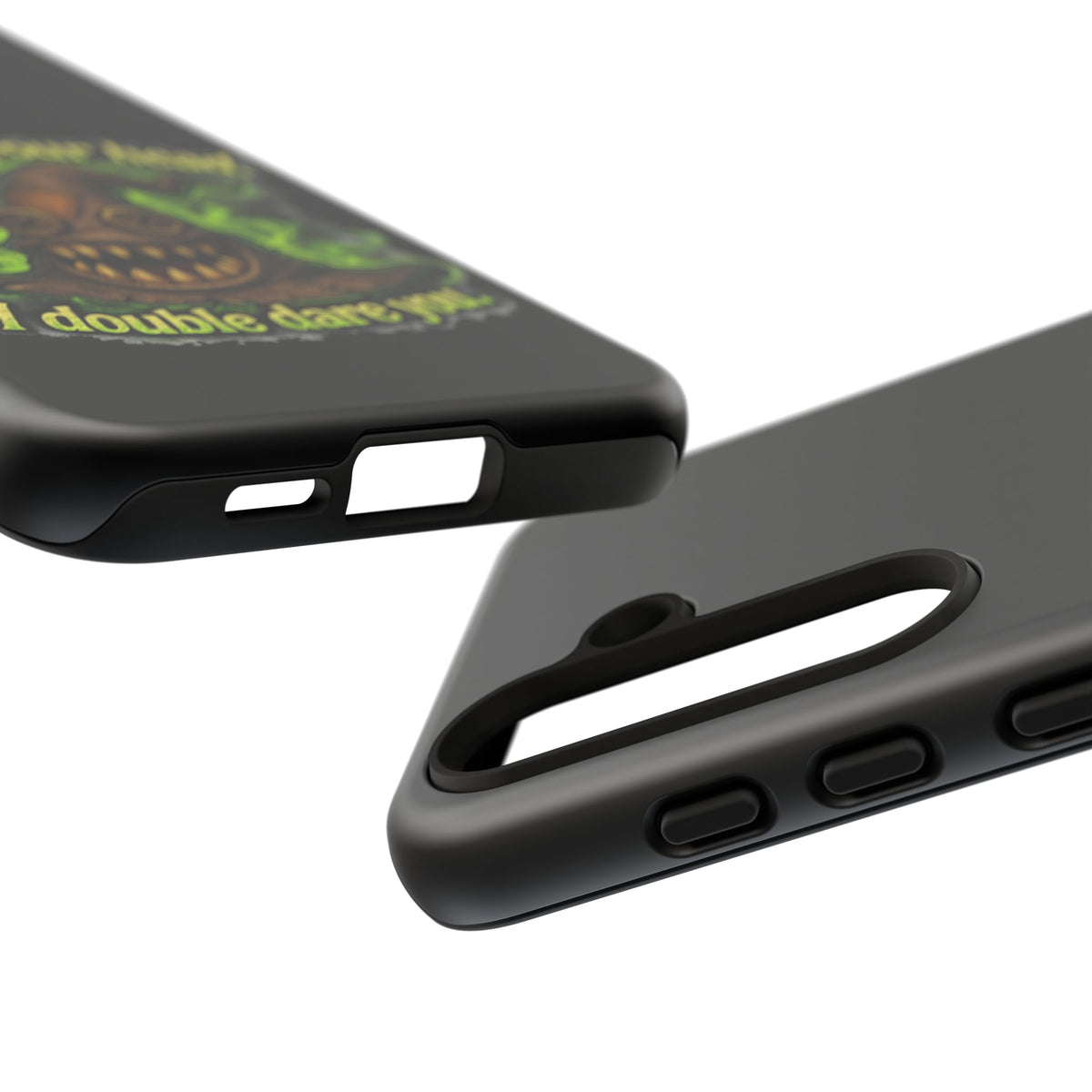 Phone Case — 'Put Me On Your Head, I Double Dare You' Witch Hat Horror Design