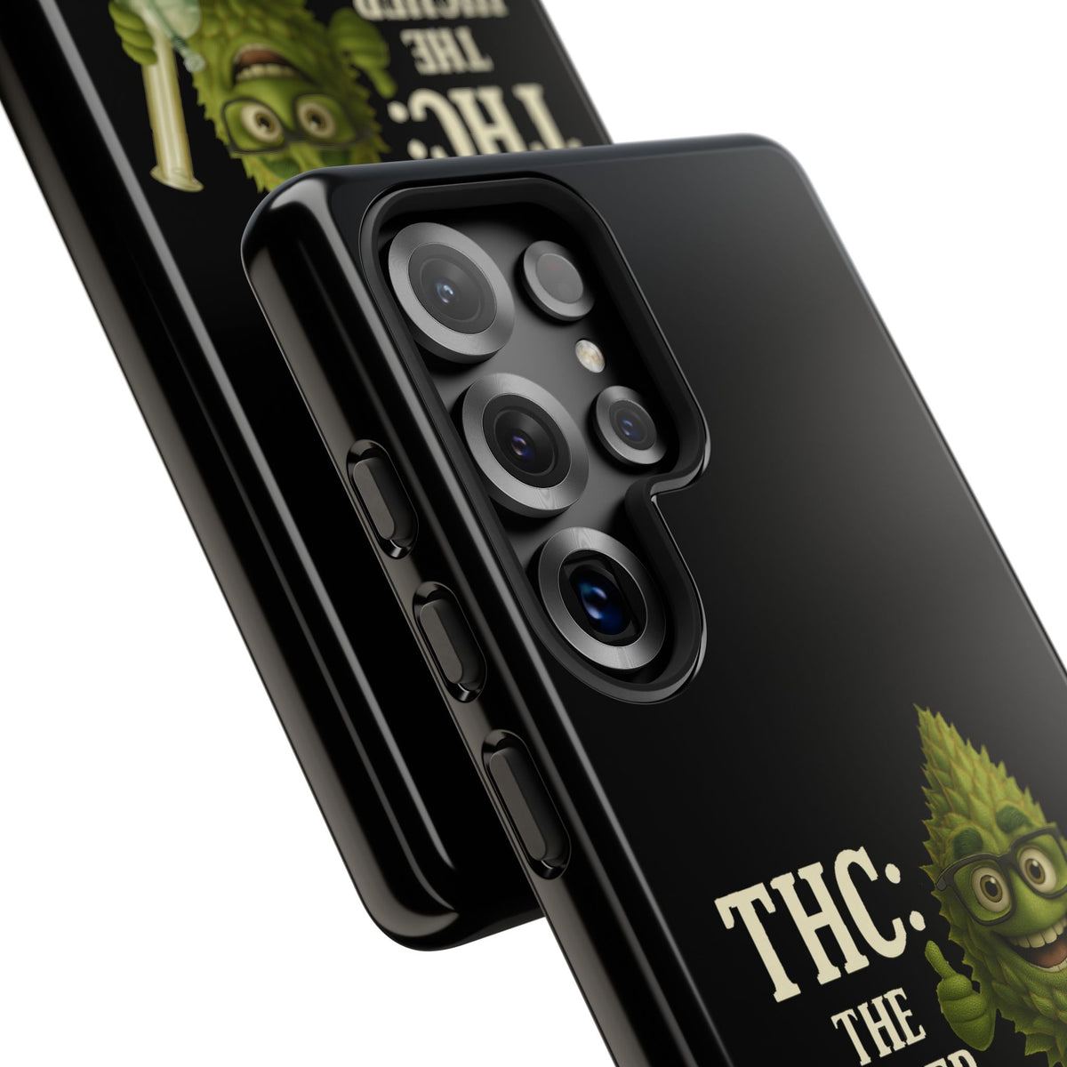 THC The Higher Curriculum Phone Case – Funny Cannabis Nug Cartoon iPhone Case