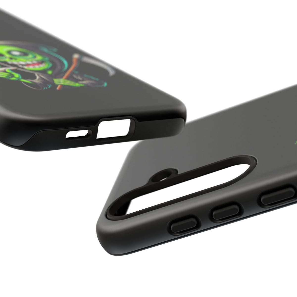 Grinning Green Reaper Phone Case