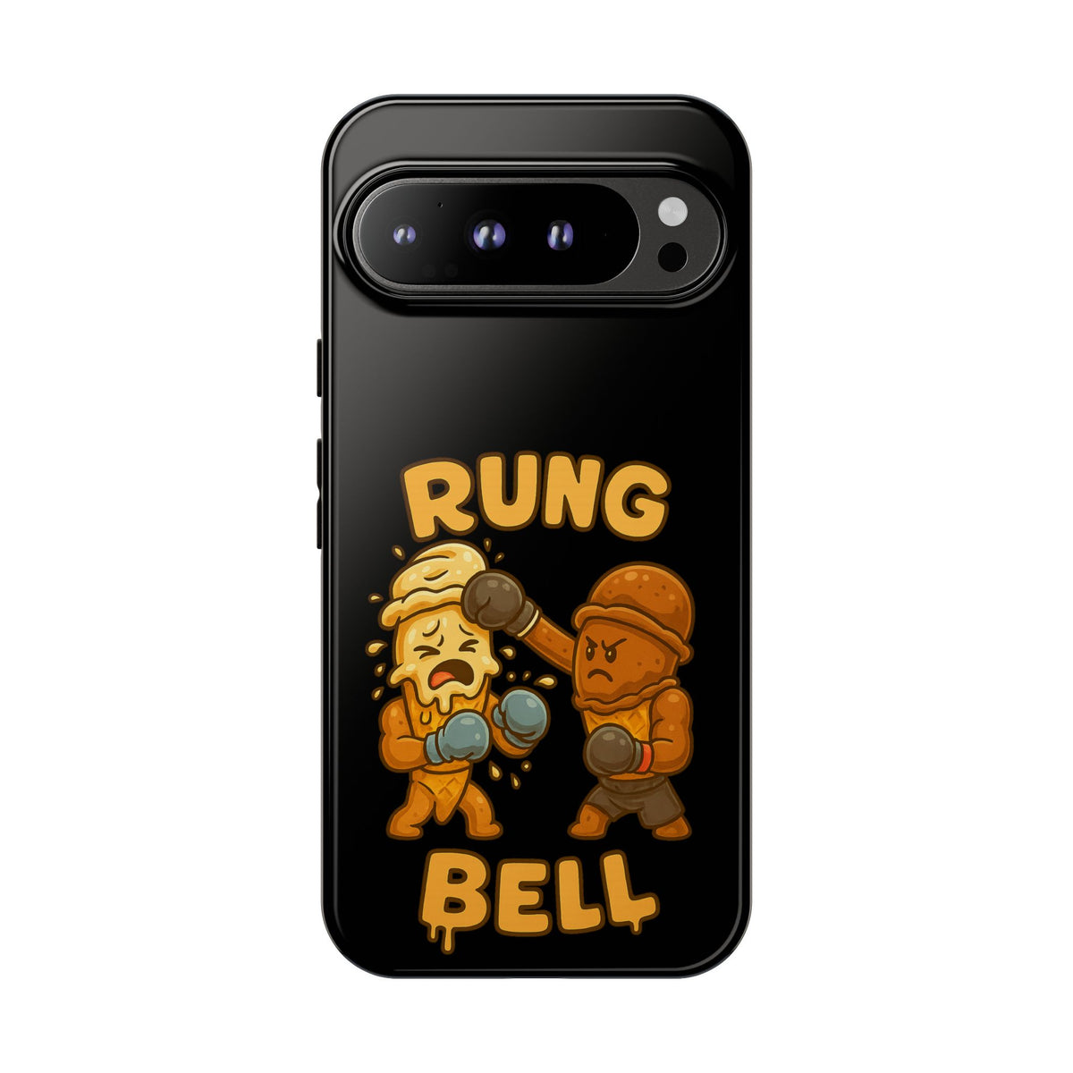 Phone Case — "Rung Bell" Boxing Cartoon Protective Cover