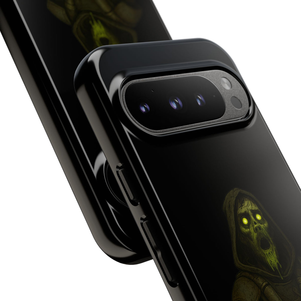 Phone Case — 'Toxic? Nah, Just Prophetically Unpleasant' Neon Grim Reaper Protective Cover