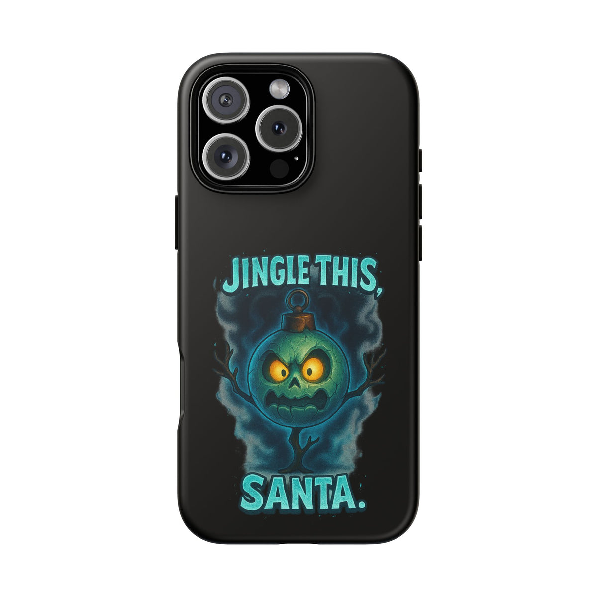 Phone Case - 'Jingle This, Santa' Spooky Holiday Protective Case