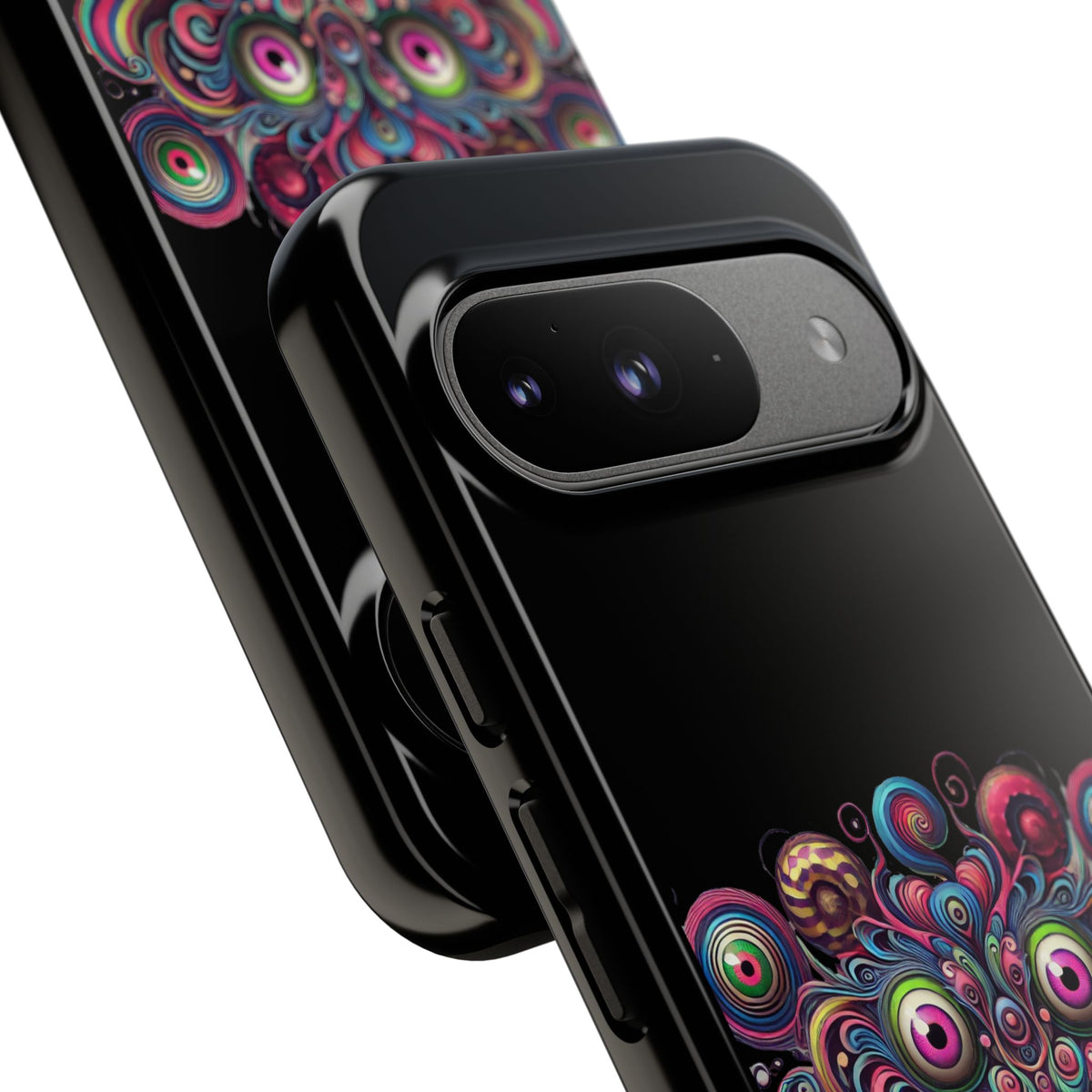 Psychedelic Smiling Eye Cluster Phone Case