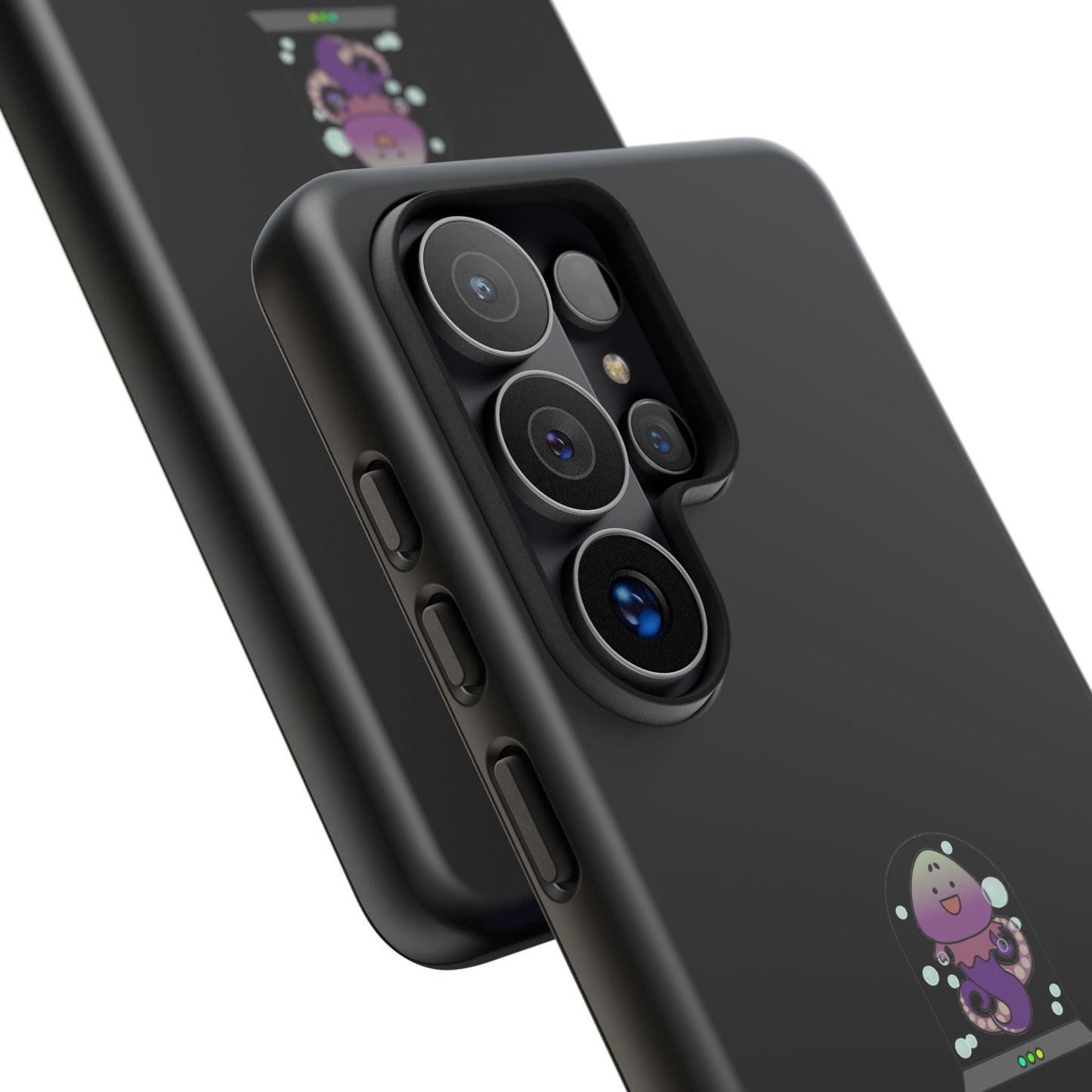 Phone Case — 'Got Protection?' Cute Purple Alien Anti-Shock Protective Cover