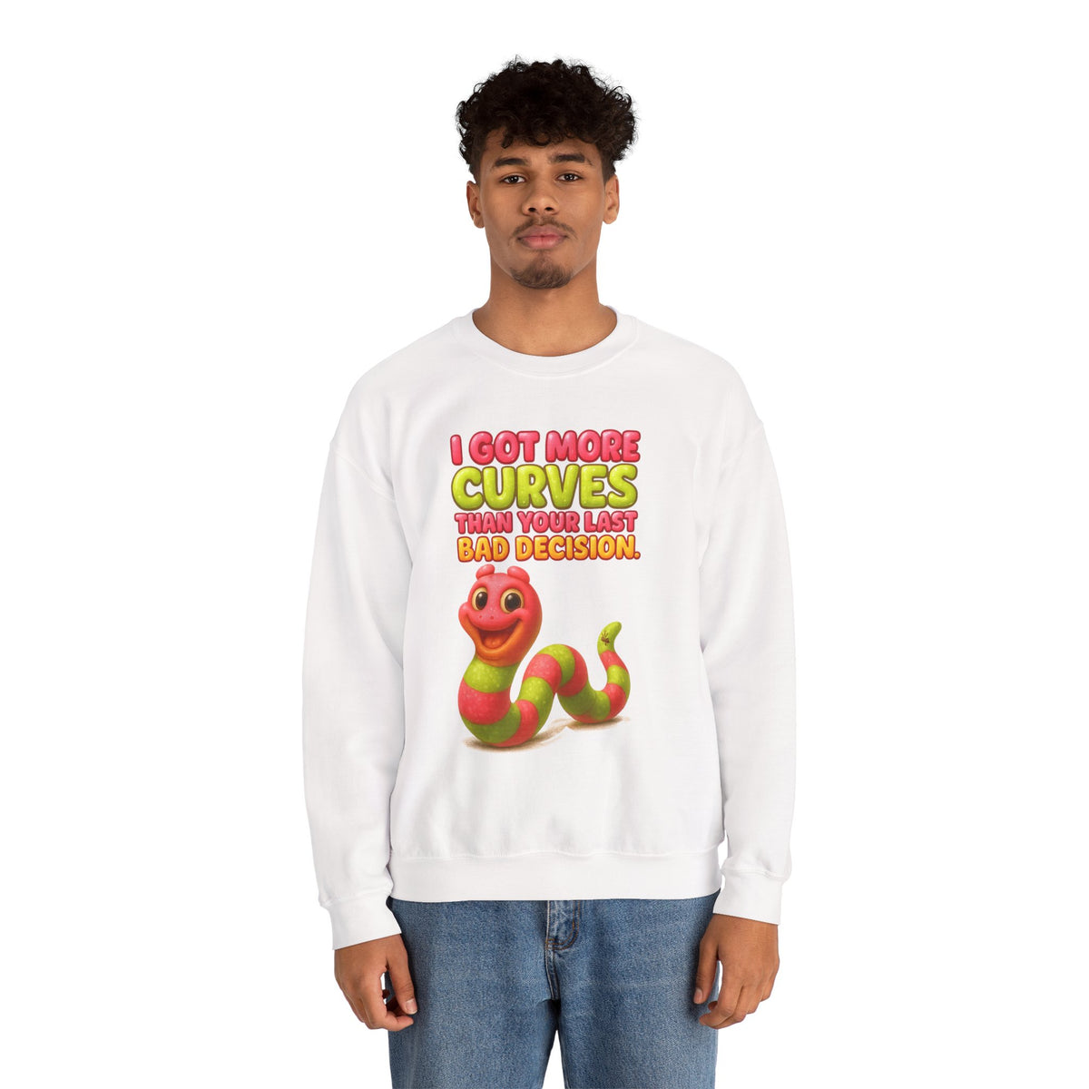 More Curves Than Your Last Bad Decision Crewneck