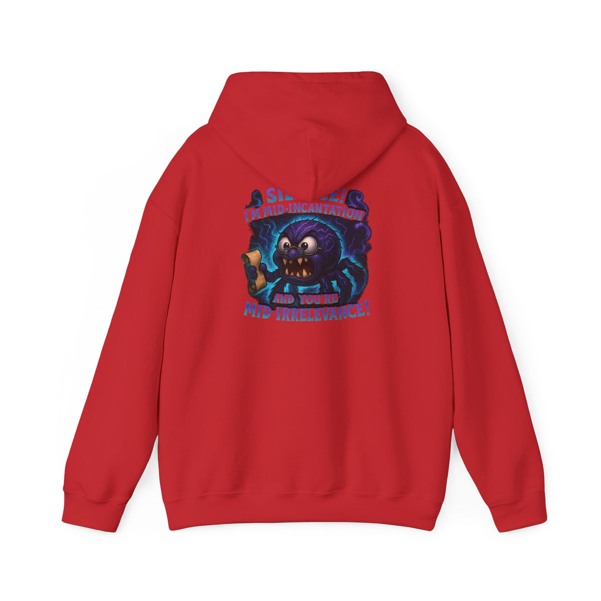 Skull Mage Hoodie — “Silence I’m Mid-Incantation and Mid-Irrelevance!” Graphic Pullover