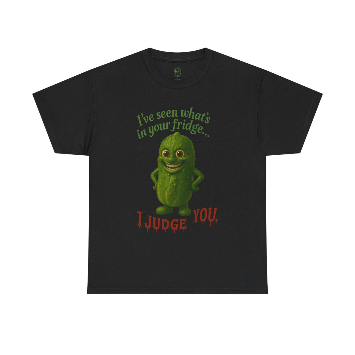 Judgmental Pickle – Funny Fridge T-Shirt