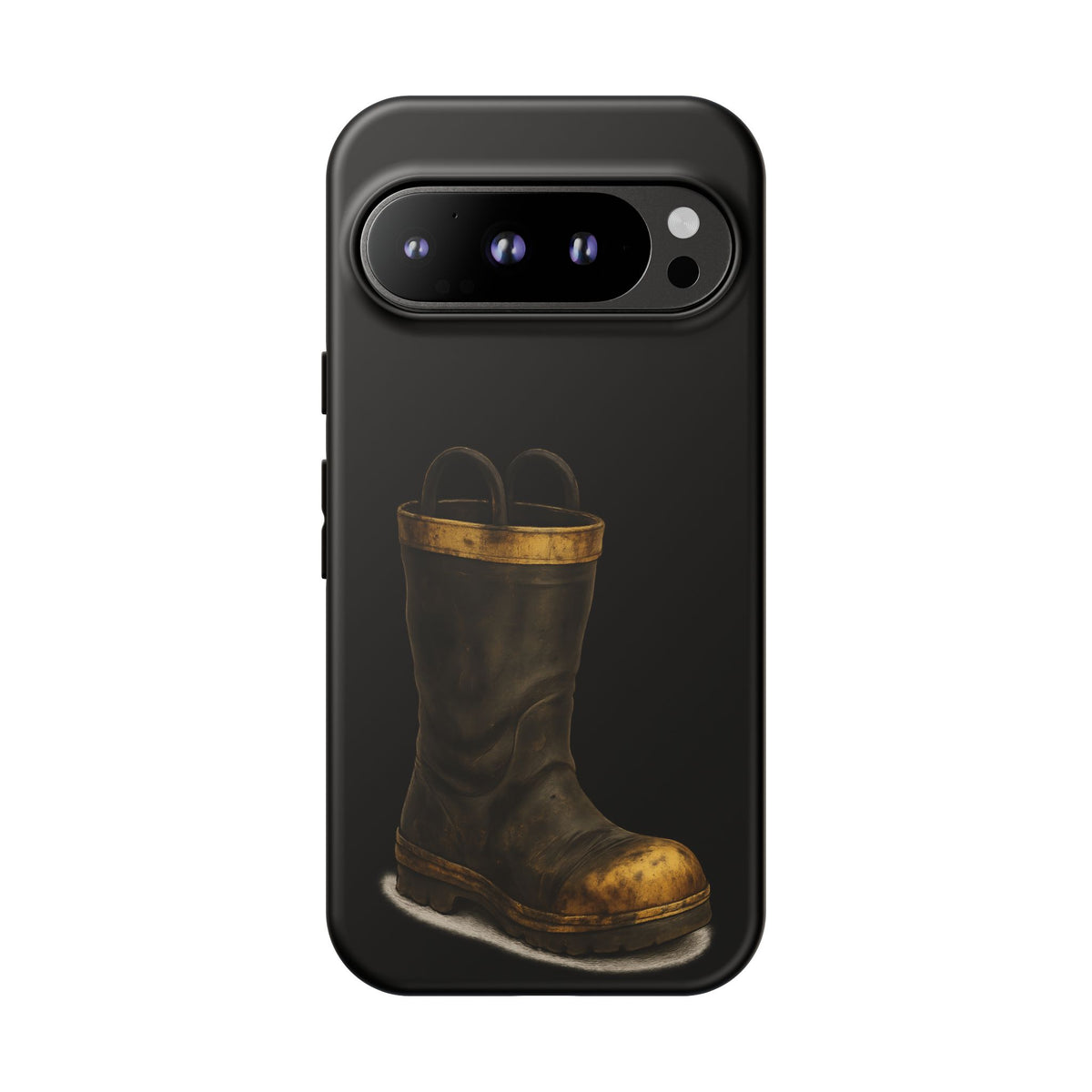 Vintage Fire Boot Phone Case — Rugged Protective iPhone Cover