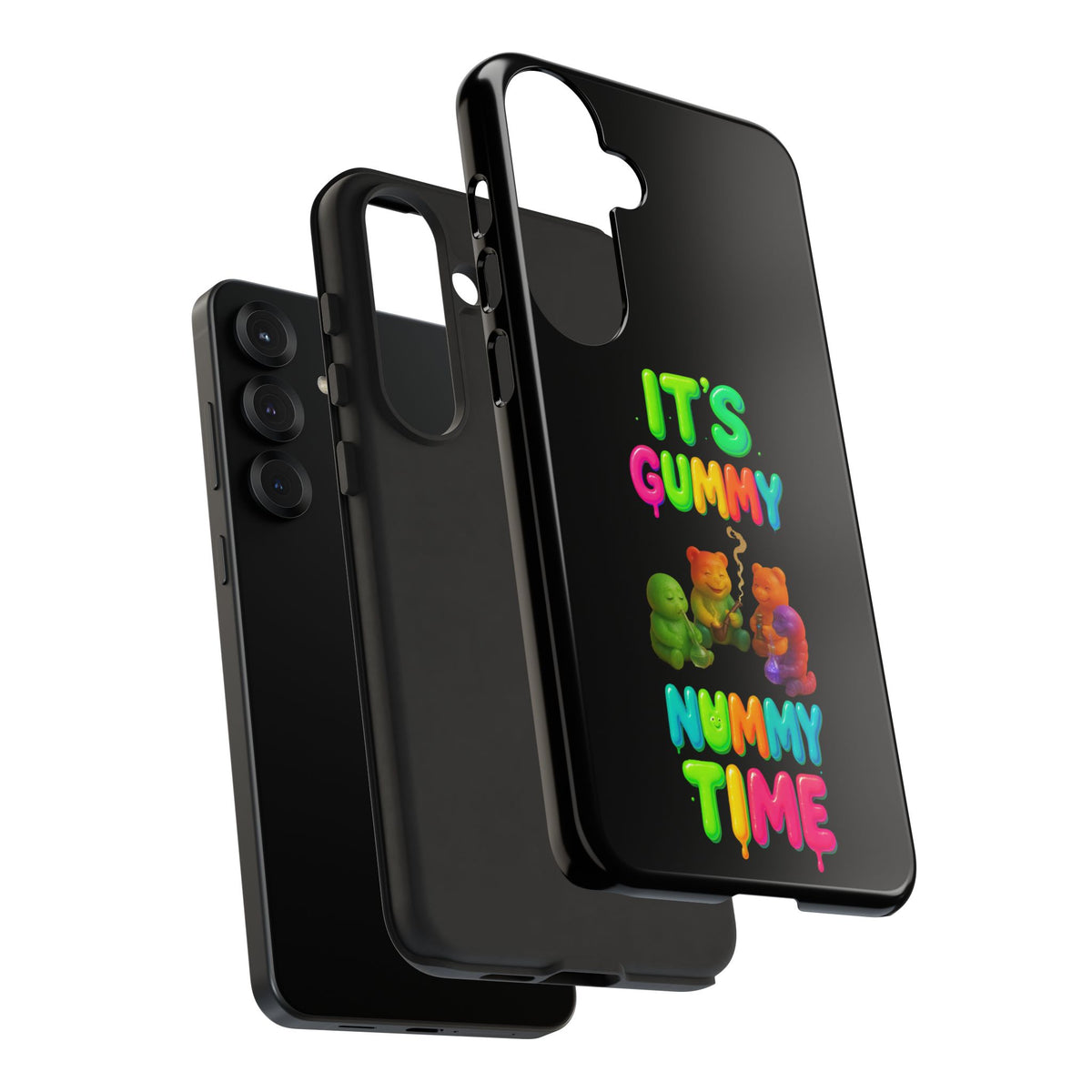 It's Gummy Nummy Time Phone Case — Colorful Gummy Bears Protective Case