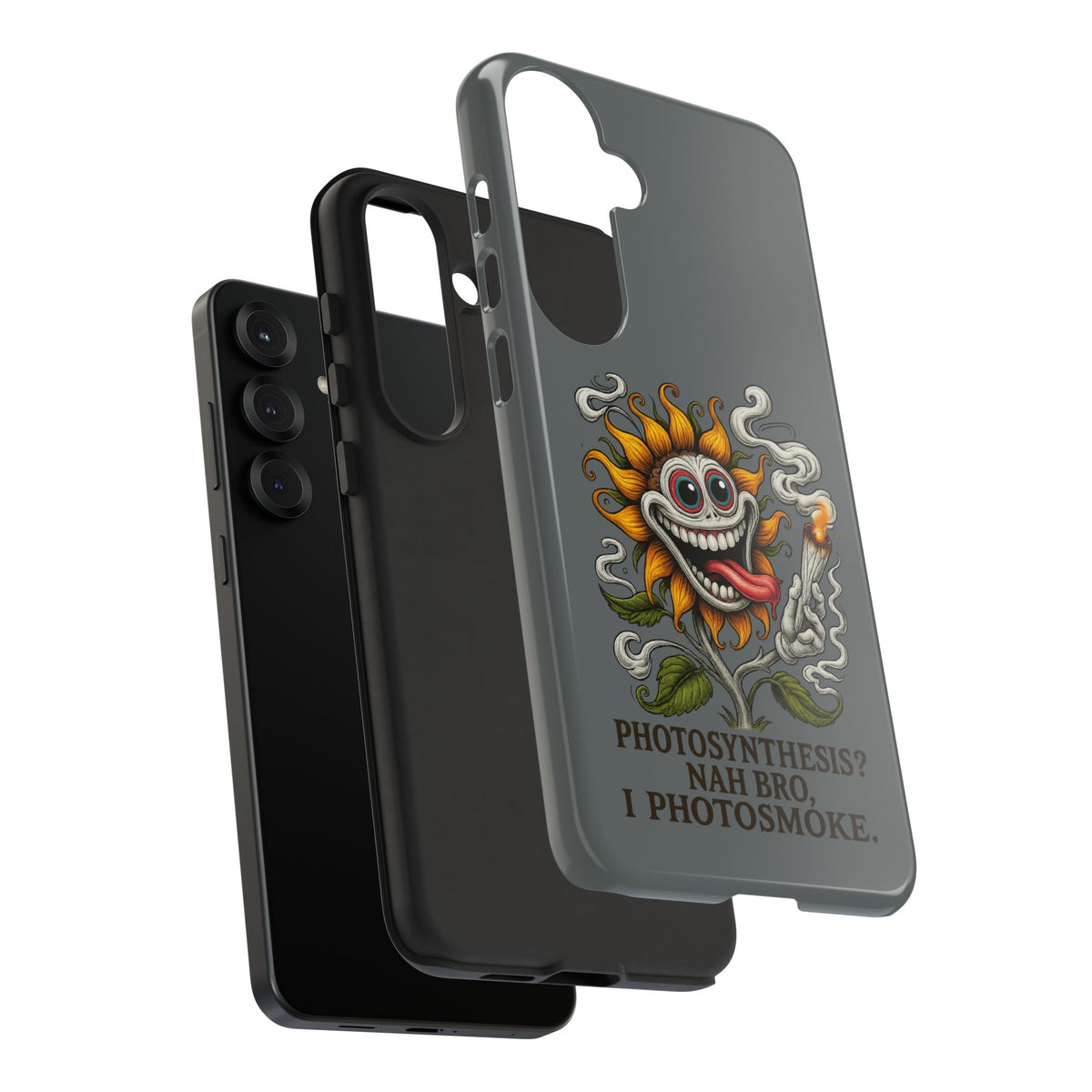 Photosmoke Sunflower Phone Case — Funny Stoner Botanical iPhone Cover