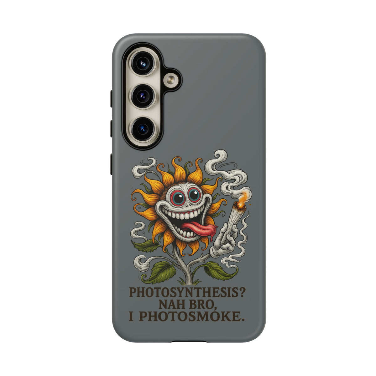 Photosmoke Sunflower Phone Case — Funny Stoner Botanical iPhone Cover