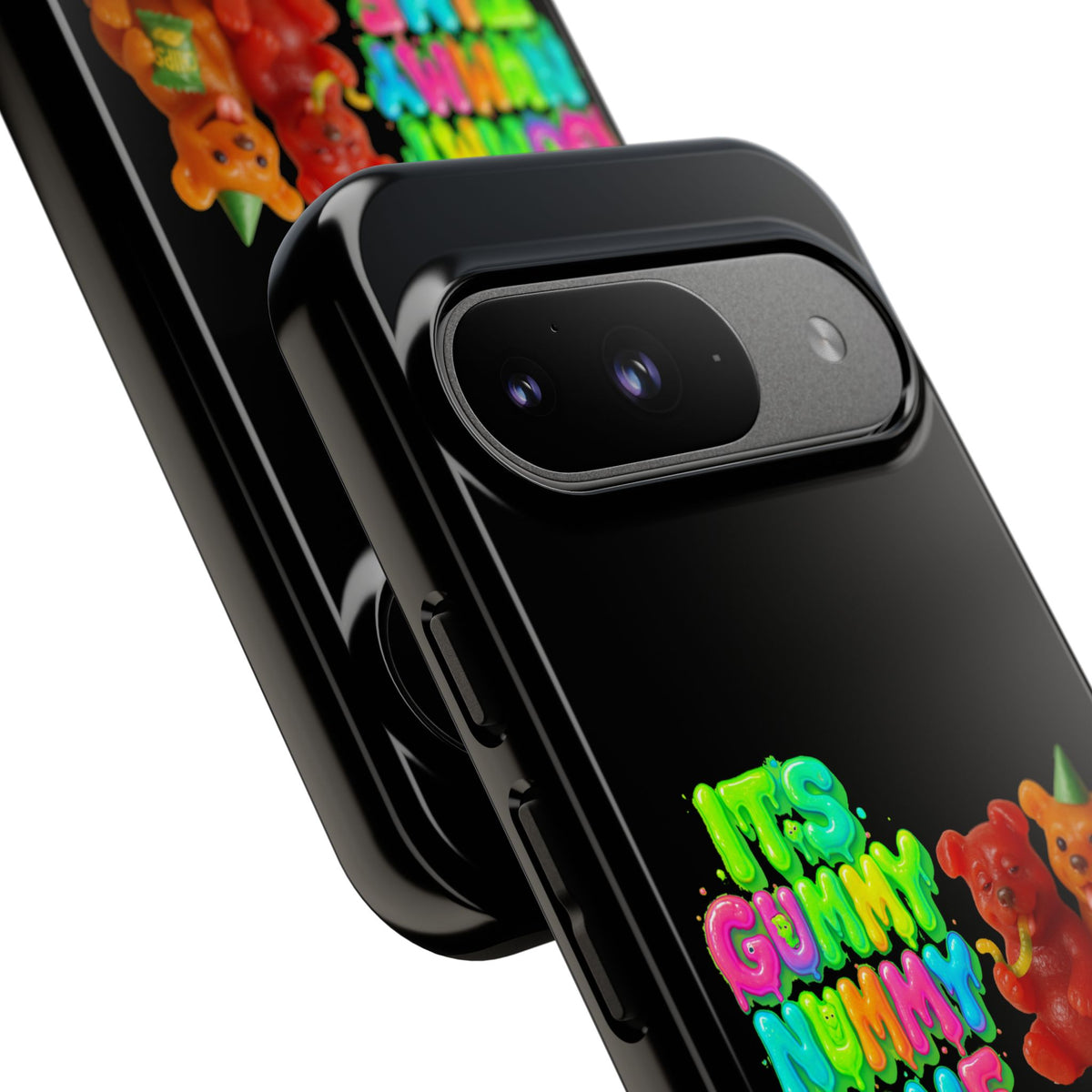 Phone Case — "It's Gummy Nummy Time" Colorful Gummy Bear Protective Case