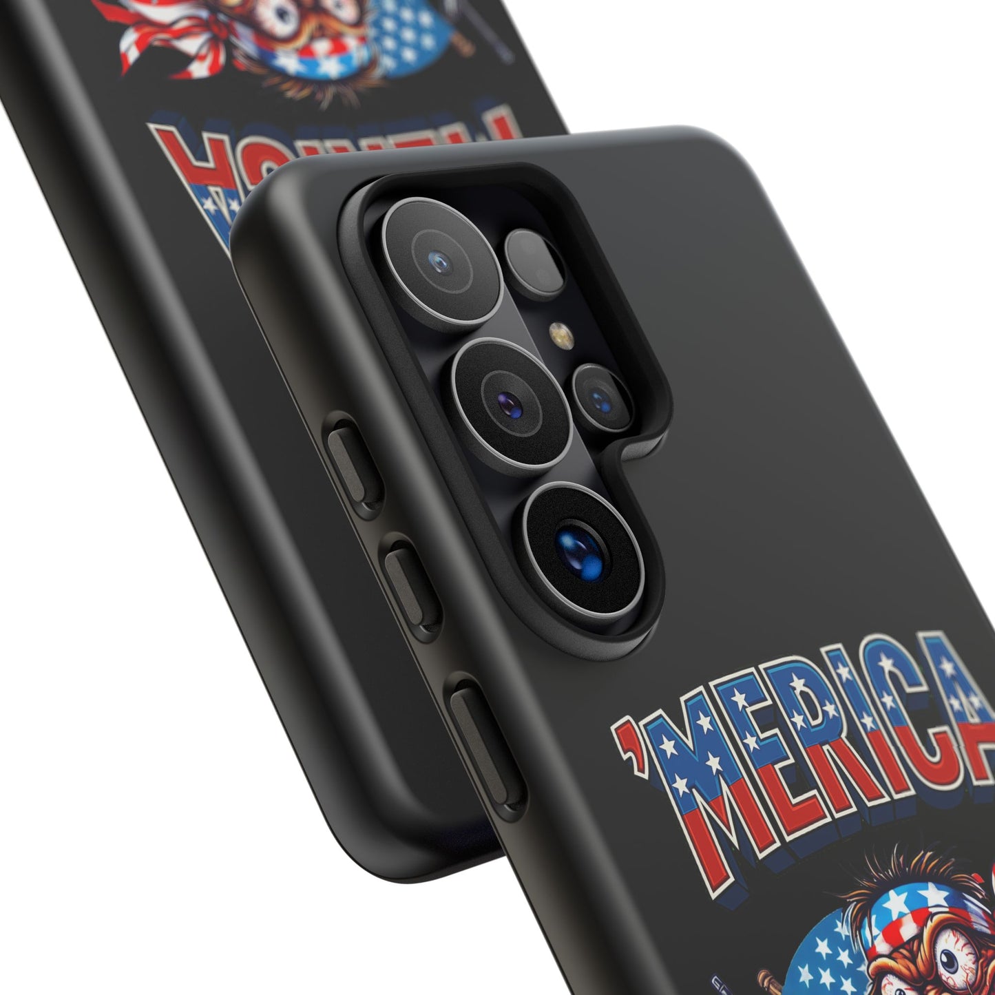 'MERICA Patriotic Phone Case — American Flag Madman Design