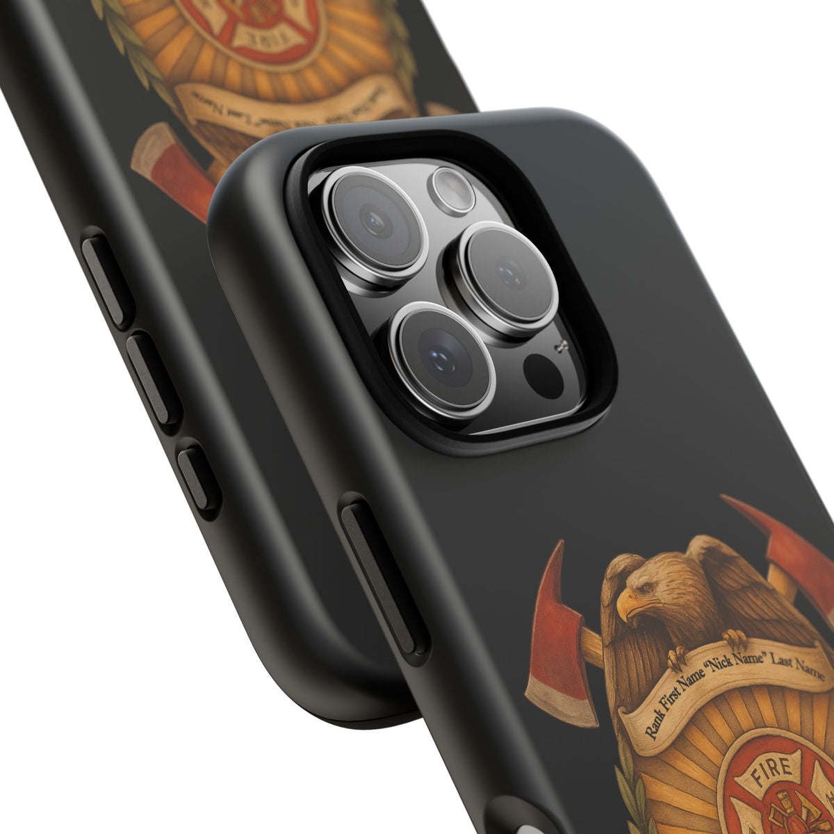 Firefighter Badge Phone Case — Tough Cases Customizable Emblem Design