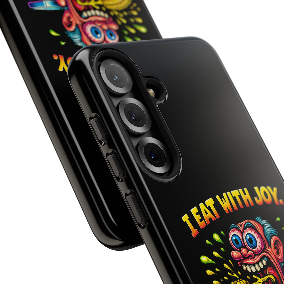 Phone Case — "I Eat With Joy, I Regret With Fury" Graphic