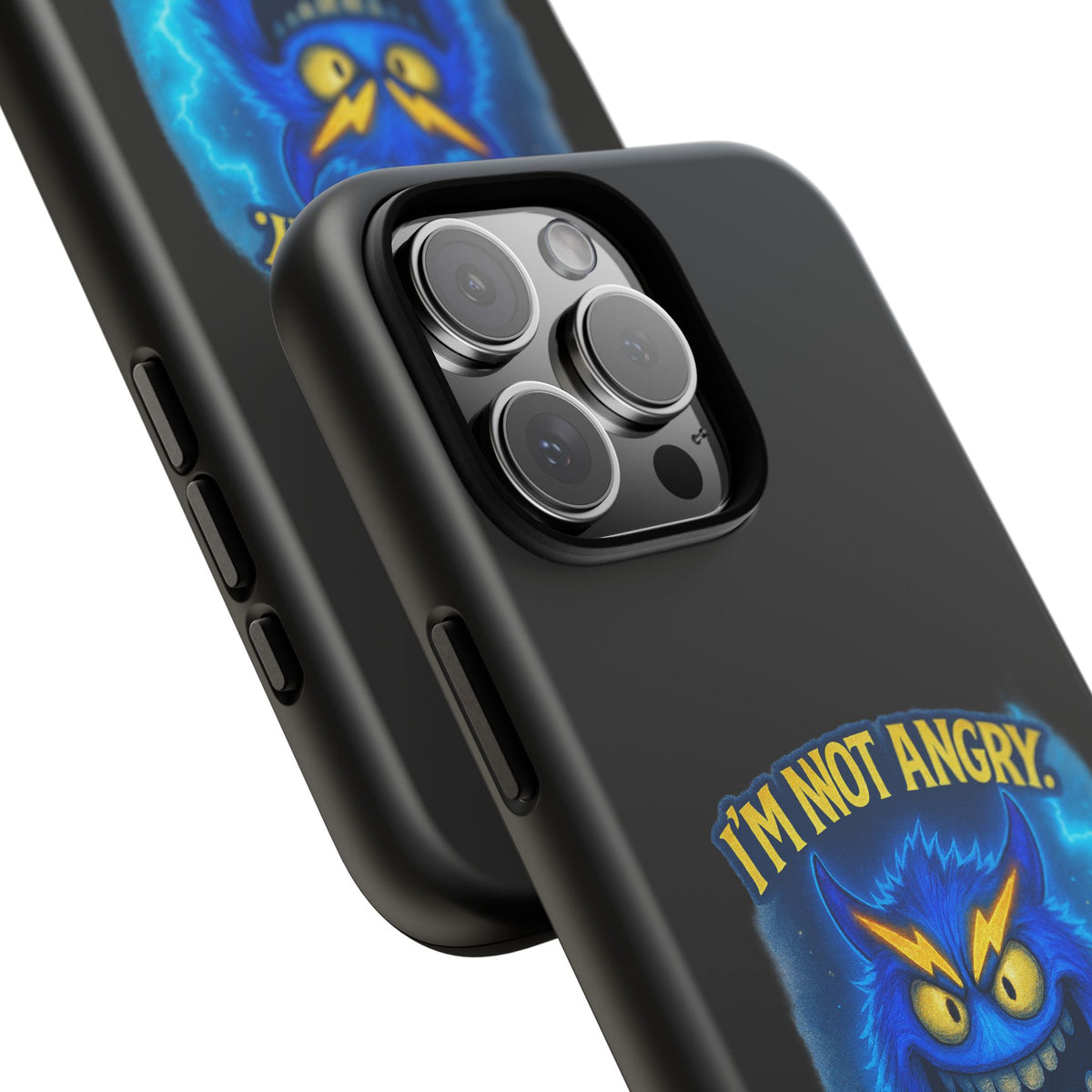 Phone Case - "I'm Not Angry, I'm Fully Charged" Electric Monster Protective Cover