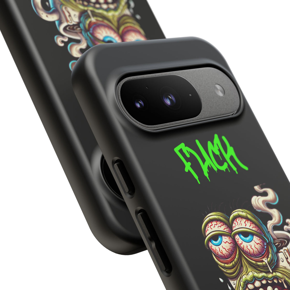 Phone Case — "F*** Monday" Grotesque Coffee Monster Shock Art