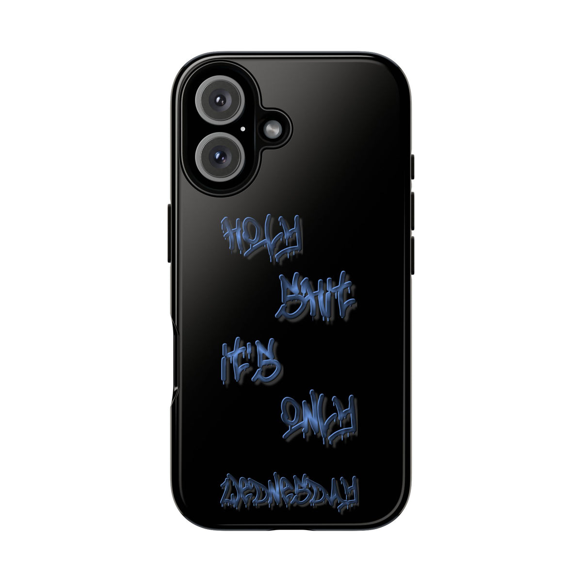 Phone Case — Blue Neon Graffiti "Tough Cases" Protective Cover