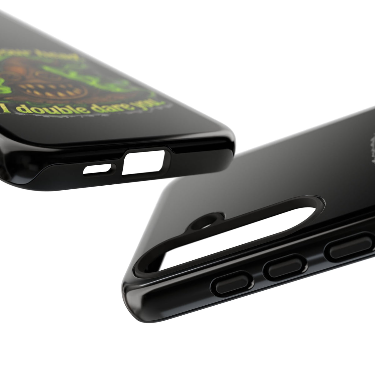 Phone Case — 'Put Me On Your Head, I Double Dare You' Witch Hat Horror Design