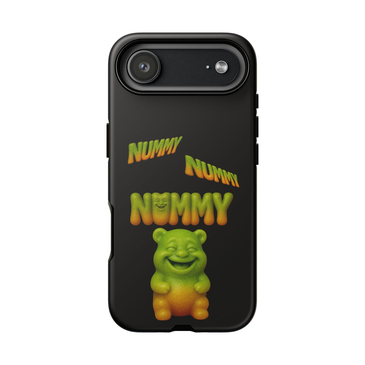 Nummy Gummy Phone Case — Cute Retro Green Gummy Bear Protective Case