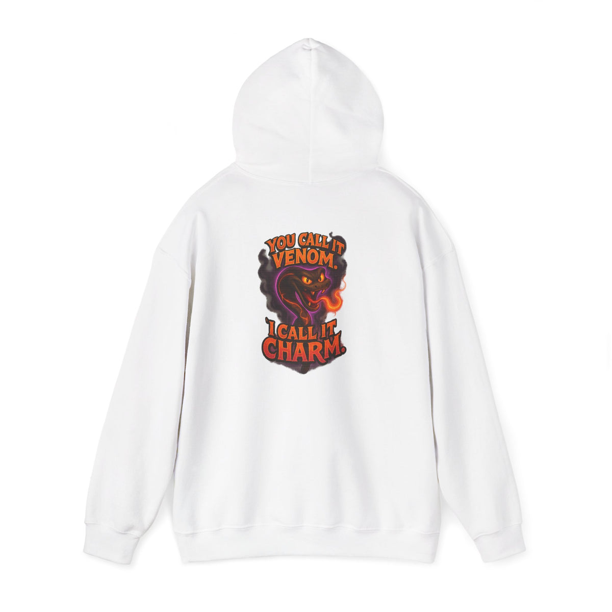 Venom I Call It Charm Hoodie — Spooky Snake Graphic Pullover