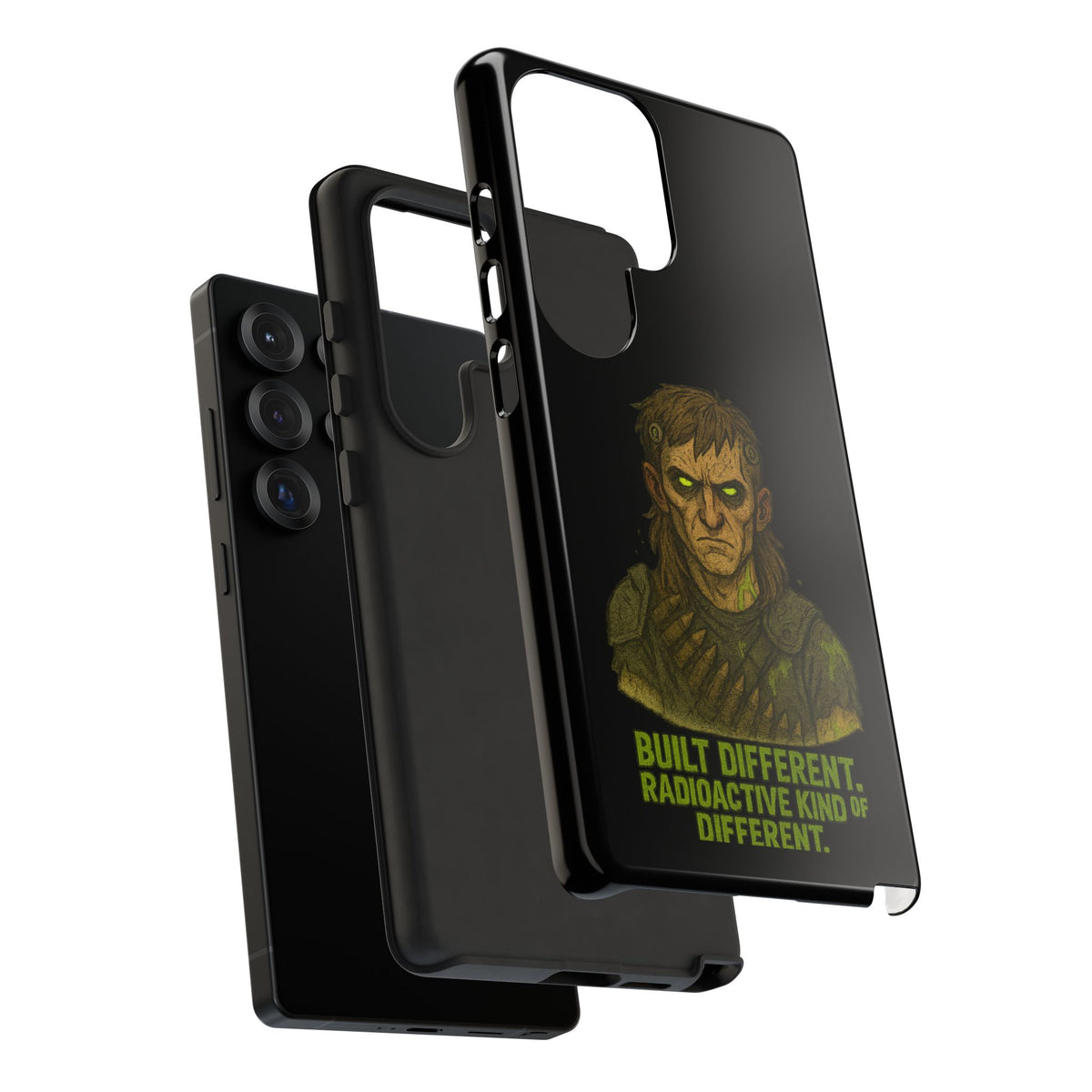 Phone Case — "Built Different, Radioactive Kind of Different" Mutant Design