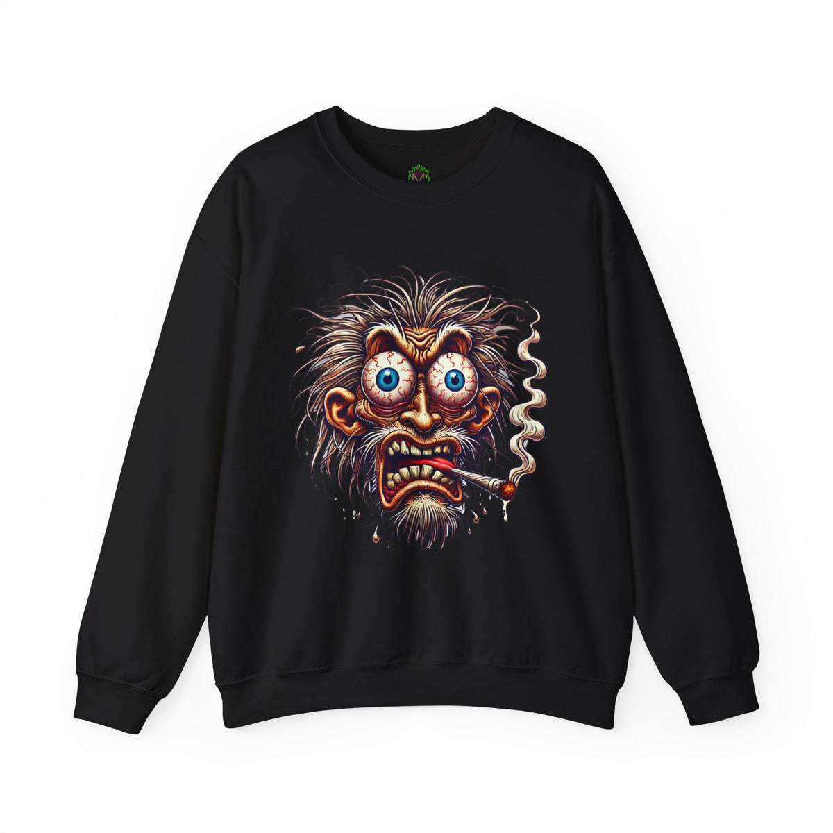 Wild-Eyed Smoking Maniac Crewneck Sweatshirt