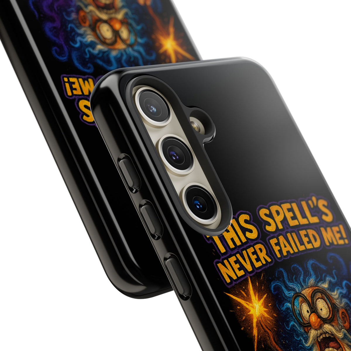 Wizard Phone Case — "This Spell's Never Failed Me!" Funny Magic Protective iPhone Cover