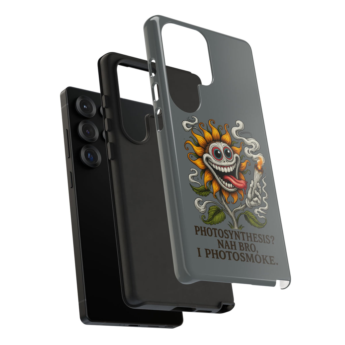 Photosmoke Sunflower Phone Case — Funny Stoner Botanical iPhone Cover