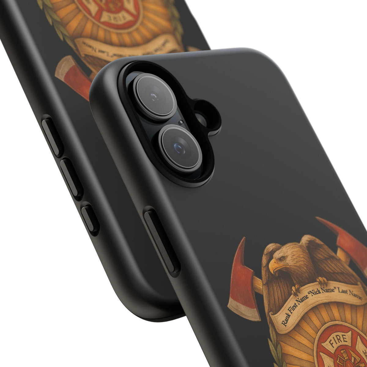Firefighter Badge Phone Case — Tough Cases Customizable Emblem Design