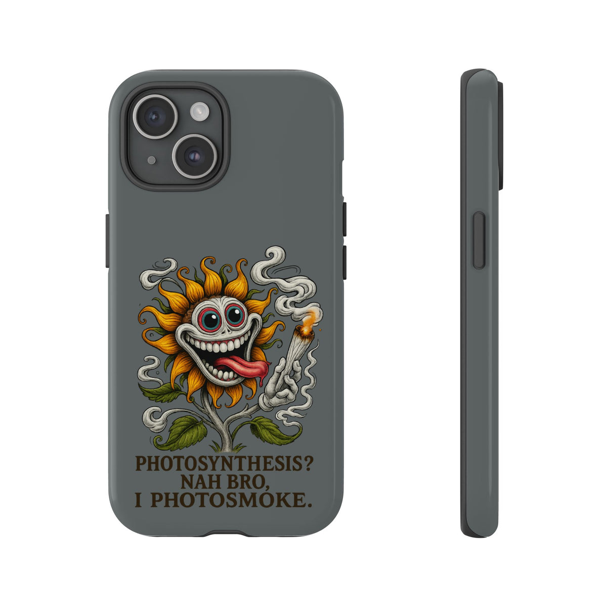 Photosmoke Sunflower Phone Case — Funny Stoner Botanical iPhone Cover