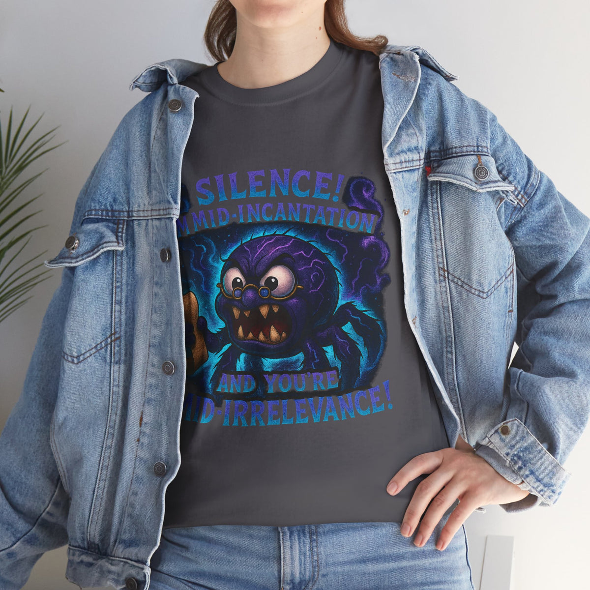 Silence! I’m Mid-Incantation T-Shirt | Funny Witchy Monster Tee