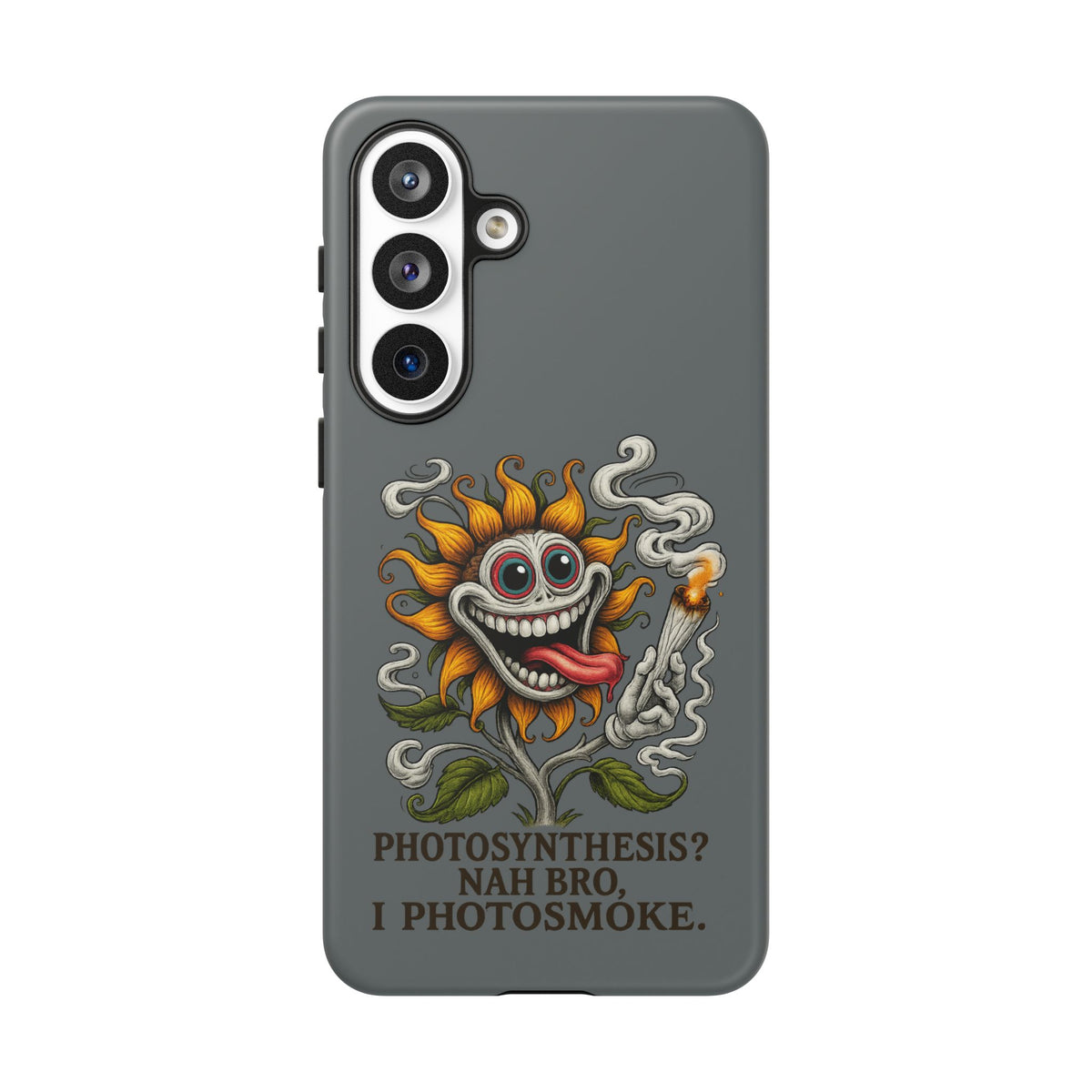 Photosmoke Sunflower Phone Case — Funny Stoner Botanical iPhone Cover