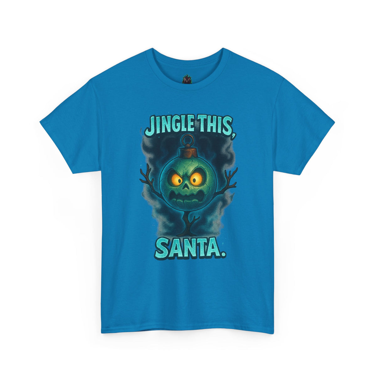 Jingle This Santa T-Shirt | Spooky Christmas Skull Design