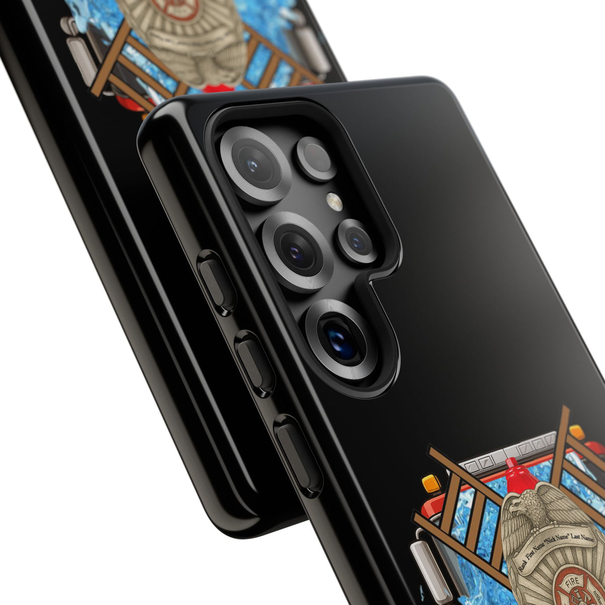 Firefighter Badge Phone Case – Maltese Cross Rescue Design