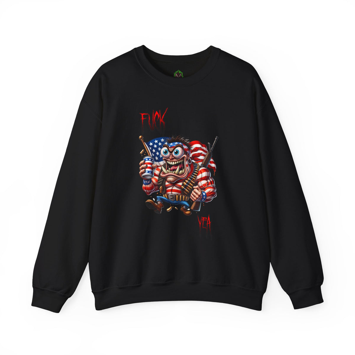 Freedom Maniac “F*** Yea” Crewneck Sweatshirt