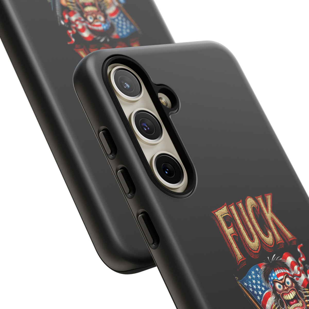 Phone Case — "FUCK YEA" Patriotic Skeleton Soldier Graphic