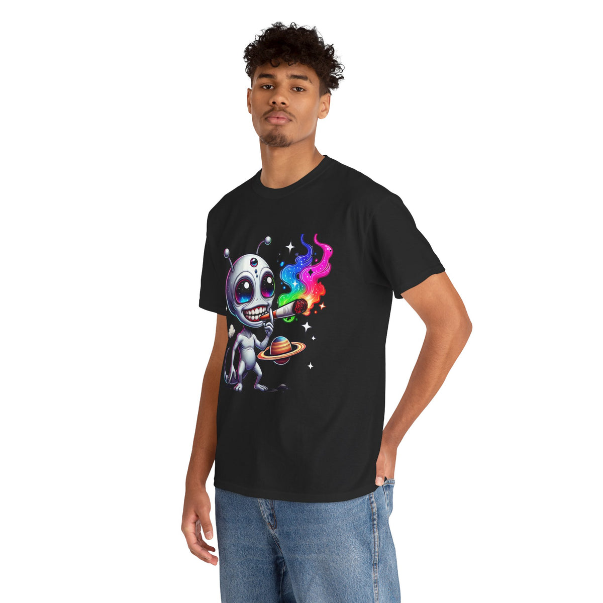 "Cosmic Chill" Funny Alien T-Shirt