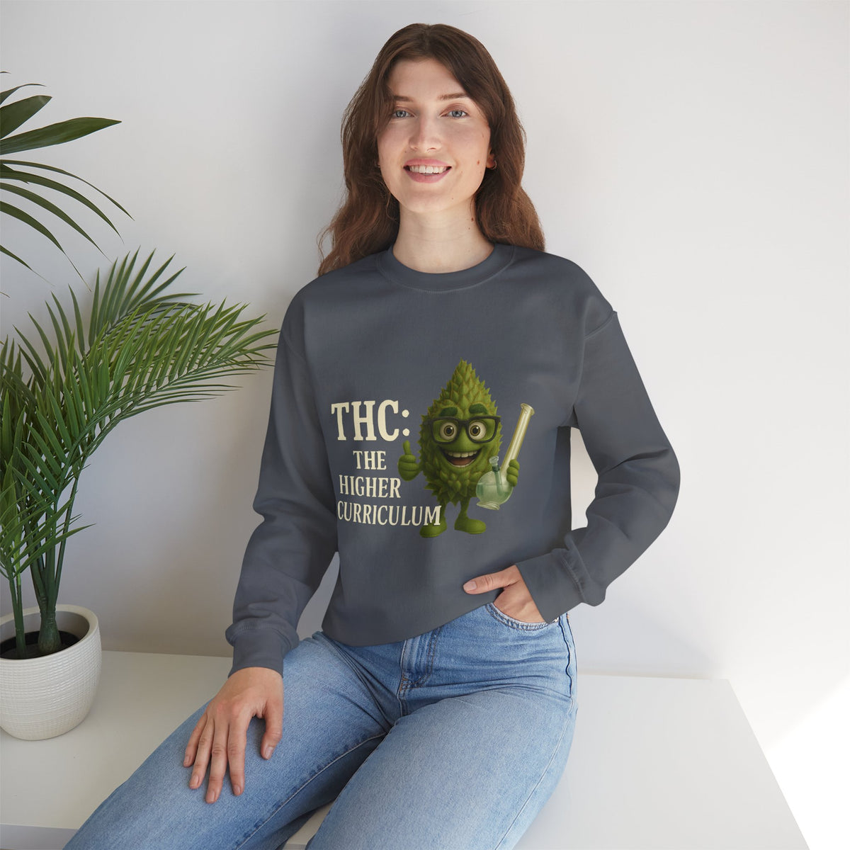 THC: The Higher Curriculum – Stoner Education Sweatshirt