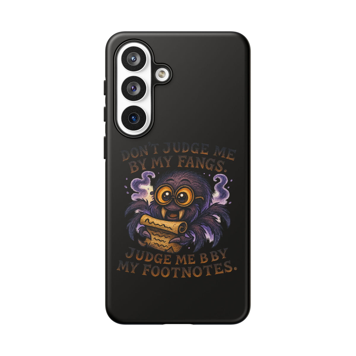 Phone Case — Fiery One-Eyed Demon with "I See Your Soul... And It's Disappointing"