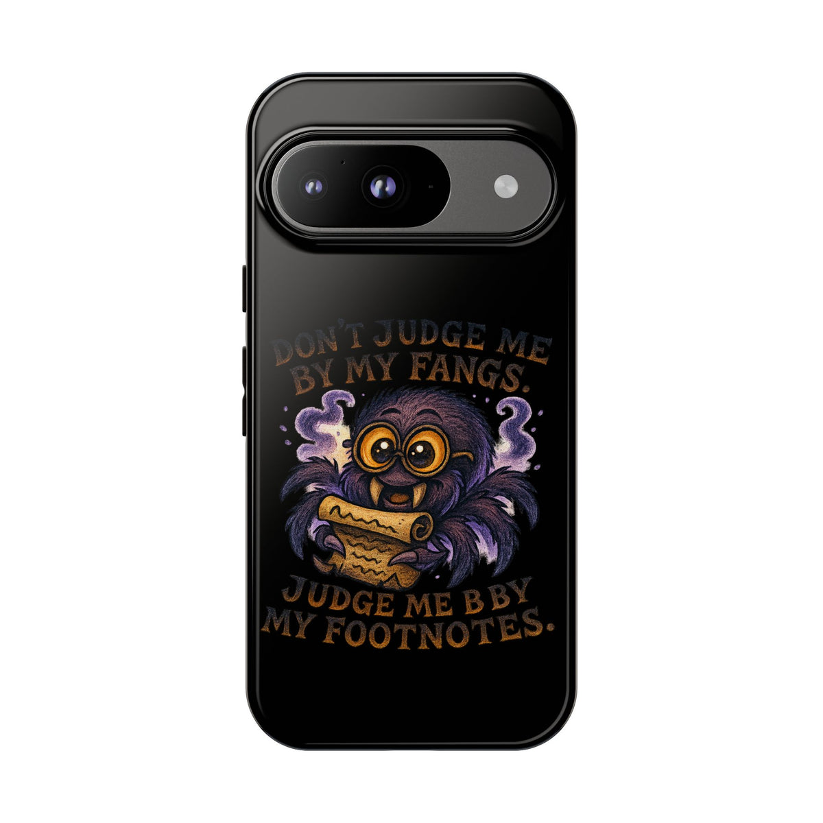Phone Case — Fiery One-Eyed Demon with "I See Your Soul... And It's Disappointing"