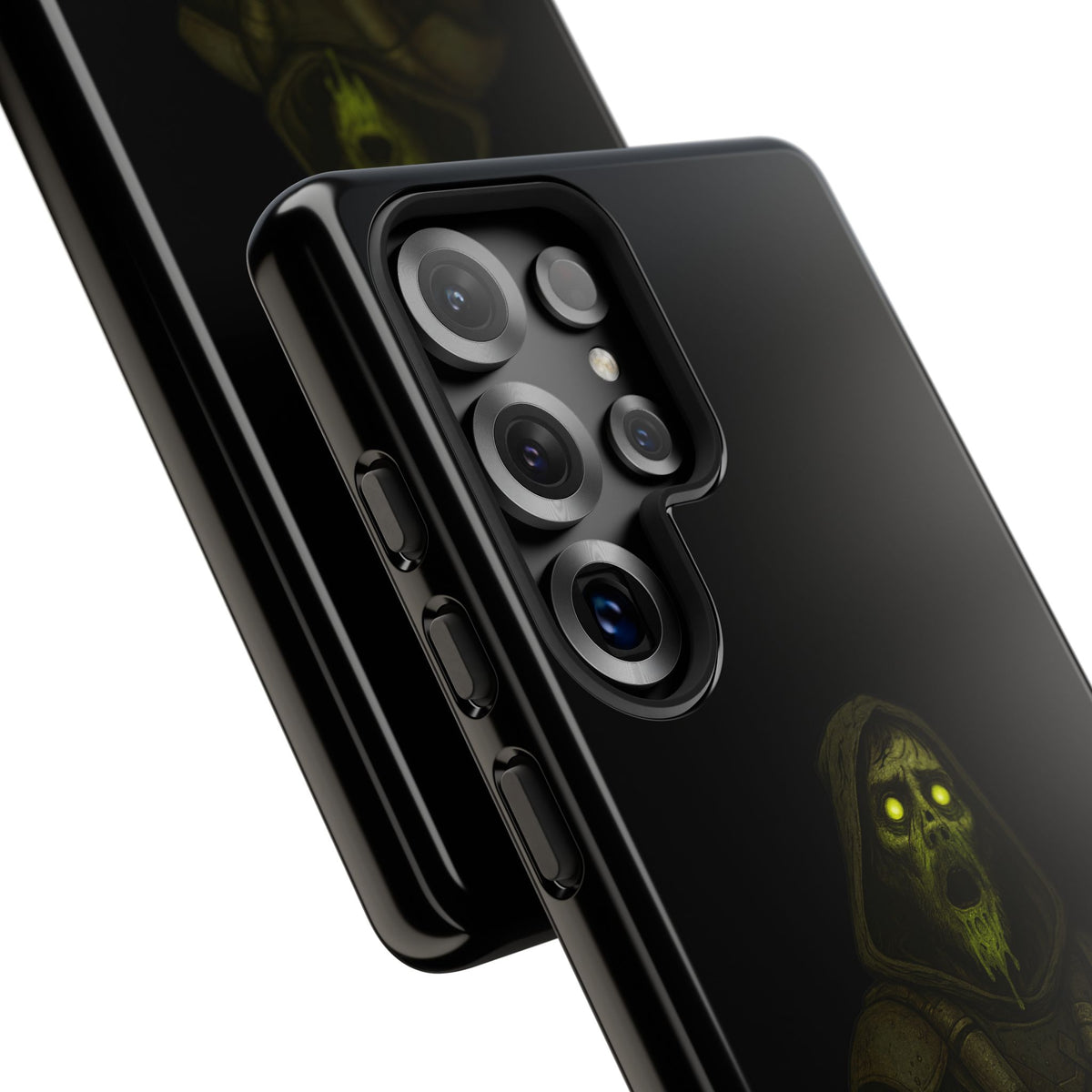 Phone Case — 'Toxic? Nah, Just Prophetically Unpleasant' Neon Grim Reaper Protective Cover