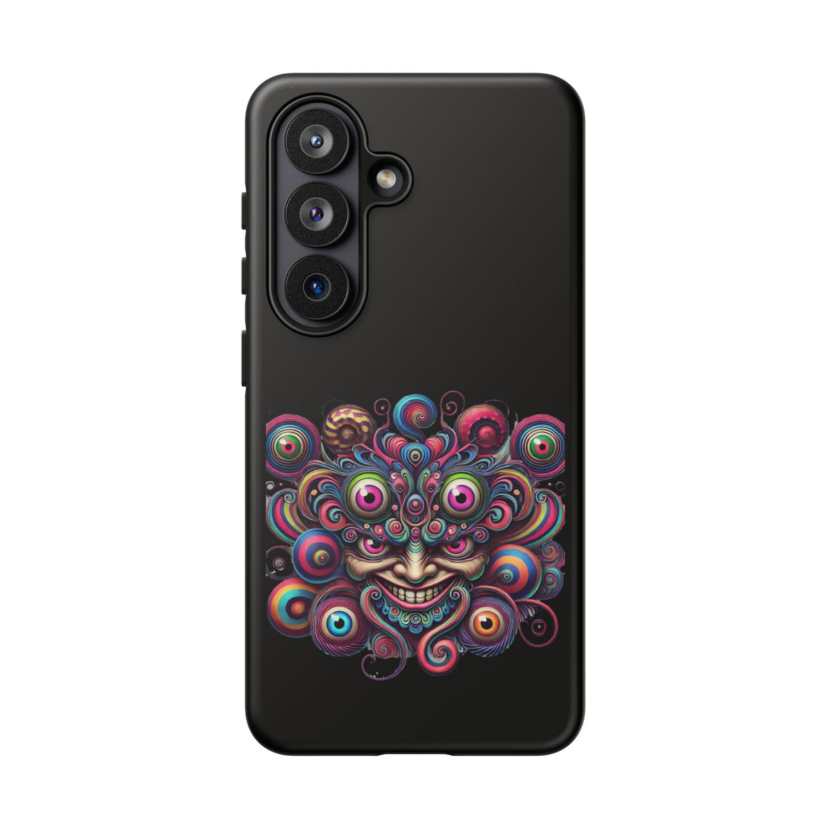 Psychedelic Smiling Eye Cluster Phone Case