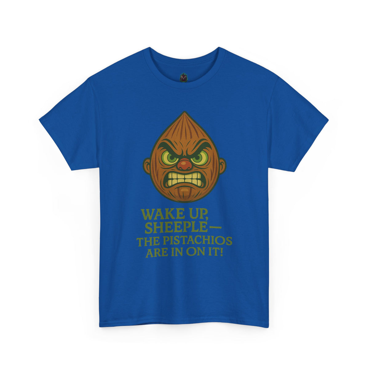 Almond Conspiracy – “The Pistachios Are In On It!” Tinfoil Nut Tee