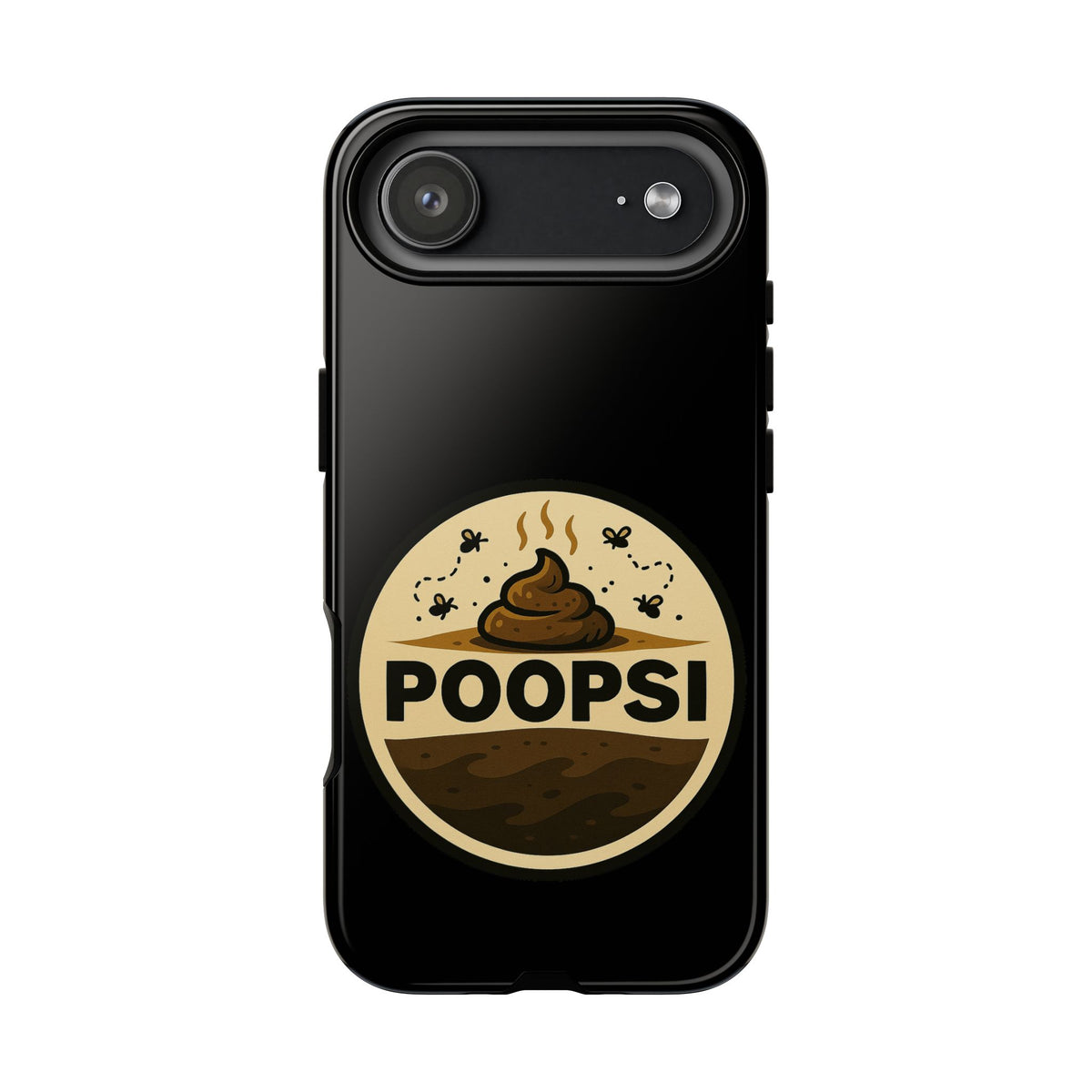 Phone Case — 'POOPSI' Funny Poop Logo Protective Cover