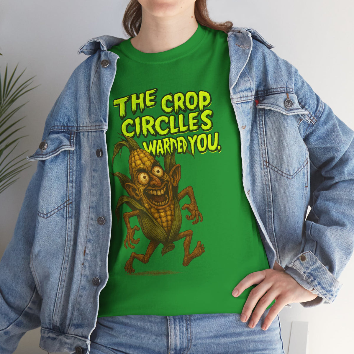 The Crop Circles Warned You – Alien Corn Monster T-Shirt