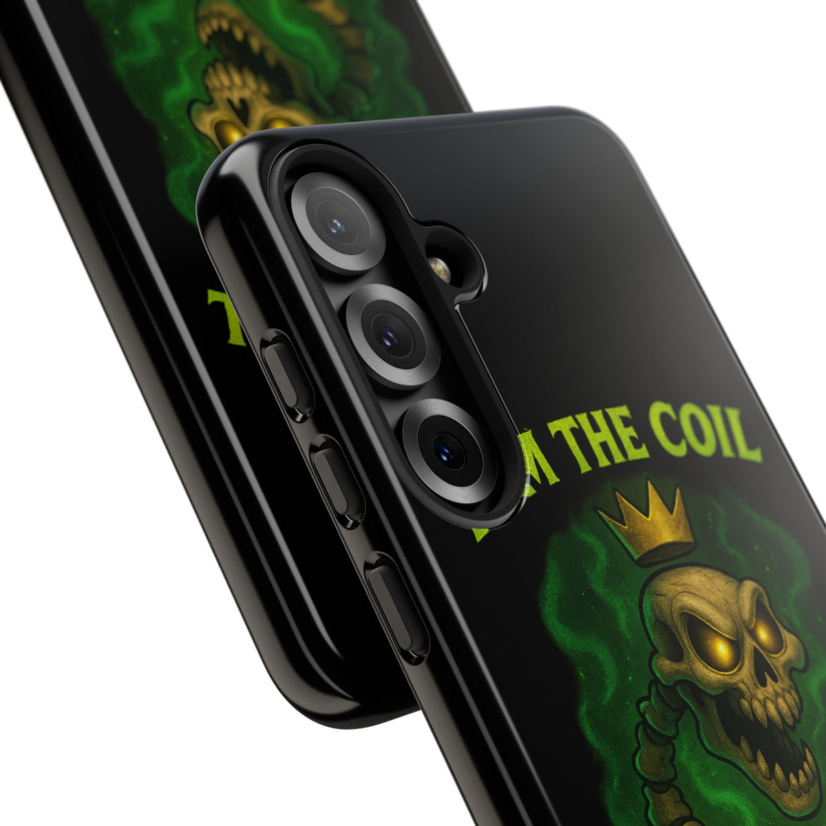 Tough Cases — “I Am The Coil In Your Nightmares” Skull Snake Shockproof Phone Case