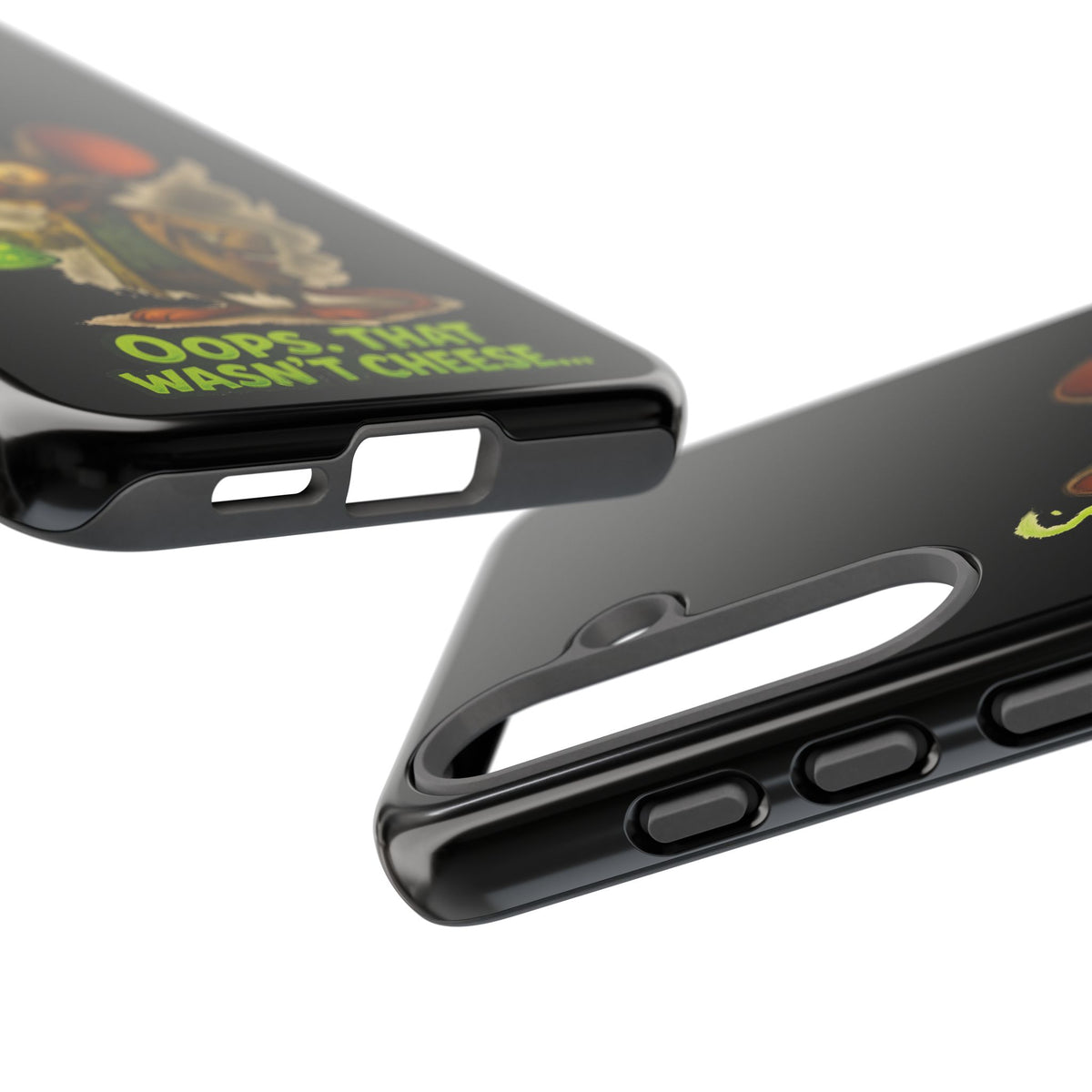 Phone Case — Funny Cartoon Rat "Oops That Wasn't Cheese" Protective Cover