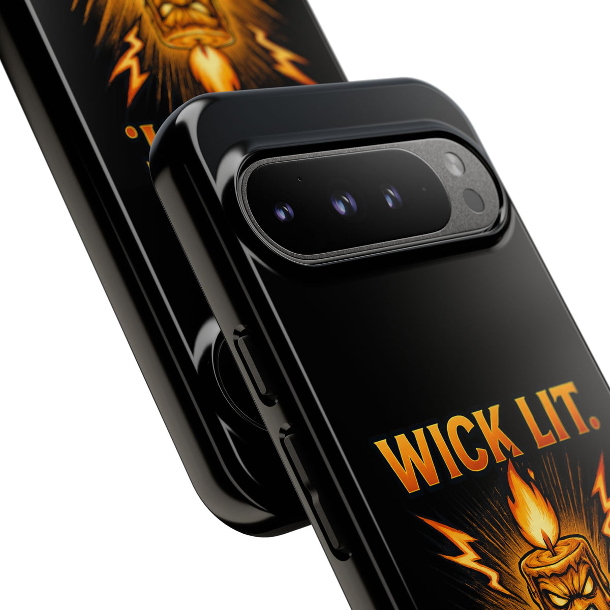 Phone Case — "Wick Lit. Patience Gone." Funny Angry Candle Protective Case